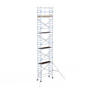 Rolsteiger Alumexx Light 75x190 10,2m werkhoogte tegen de gevel