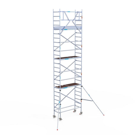 Rolsteiger Original  75x190 8,2m werkhoogte carbon vloer tegen de gevel