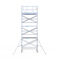 Rolsteiger Original  135x250 8,2m werkhoogte carbon vloer tegen de gevel