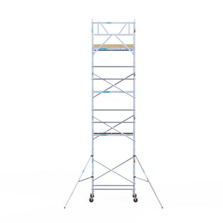 Rolsteiger Basic 90x190 9,2m werkhoogte tegen de gevel