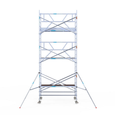 Rolsteiger Professional 135x250 7,2m werkhoogte carbon vloer tegen de gevel