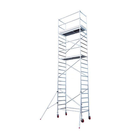 Anssems aanhanger en Basic rolsteiger 135x250x8,2m werkhoogte
