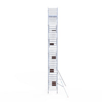 Rolsteiger Original  135x250 13,2m werkhoogte carbon vloer tegen de gevel