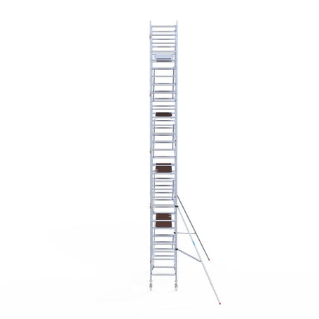 Rolsteiger Original  90x250 10,2m werkhoogte carbon vloer tegen de gevel