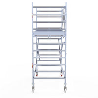 Rolsteiger Original  135x250 4,2m werkhoogte carbon vloer tegen de gevel