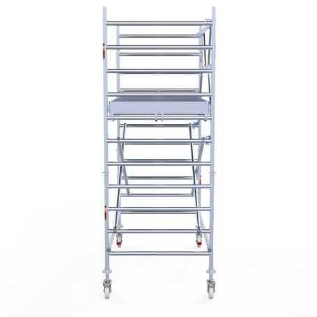 Rolsteiger Original  135x250 4,2m werkhoogte carbon vloer tegen de gevel