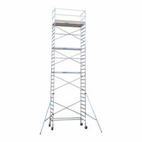Anssems aanhanger en Basic rolsteiger 135x250x10,2m werkhoogte