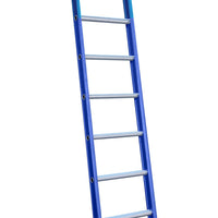 Eurostairs Ladder enkel recht 1x10 sporten BLAUW
