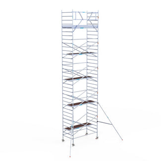 Rolsteiger Original  135x250 11,2m werkhoogte carbon vloer tegen de gevel