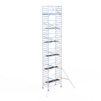 Rolsteiger Original  135x250 13,2m werkhoogte carbon vloer tegen de gevel