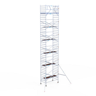 Rolsteiger Original  135x250 13,2m werkhoogte carbon vloer tegen de gevel