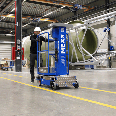 Alumexx Manu-X-Lift personenlift 4,1m werkhoogte