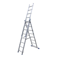 Alumexx driedelige Reformladder 3x8 sporten