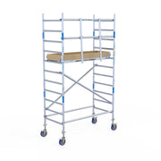 Rolsteiger Alumexx Light 90x190 4,2m werkhoogte tegen de gevel