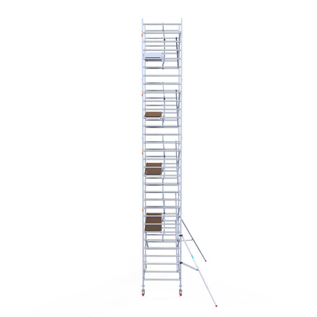 Steigeraanhanger 305 + Rolsteiger Standaard 135x305 10,2m werkhoogte enkele voorloopleuning