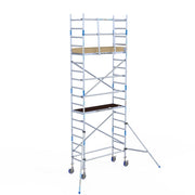 Rolsteiger Alumexx Light 75x190 6,2m werkhoogte tegen de gevel