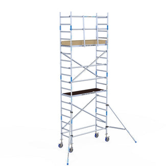 Rolsteiger Alumexx Light 75x190 6,2m werkhoogte tegen de gevel