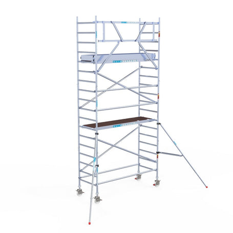 Rolsteiger Original  90x250 6,2m werkhoogte carbon vloer tegen de gevel