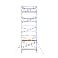 Steigeraanhanger 305 + Rolsteiger Standaard 135x305 10,2m werkhoogte enkele voorloopleuning