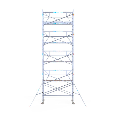 Steigeraanhanger 305 + Rolsteiger Standaard 135x305 10,2m werkhoogte enkele voorloopleuning