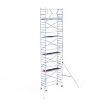 Rolsteiger Original  90x250 10,2m werkhoogte carbon vloer tegen de gevel