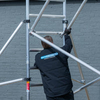 Rolsteiger Basic 90x190 7,2m werkhoogte tegen de gevel