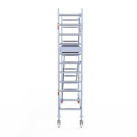 Rolsteiger Original  75x305 4,2m werkhoogte carbon vloer tegen de gevel