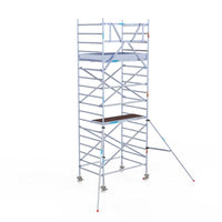 Rolsteiger Original  135x190 6,2m werkhoogte carbon vloer tegen de gevel