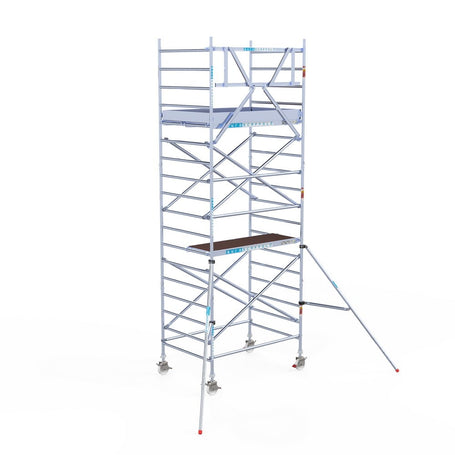 Rolsteiger Original  135x190 6,2m werkhoogte carbon vloer tegen de gevel