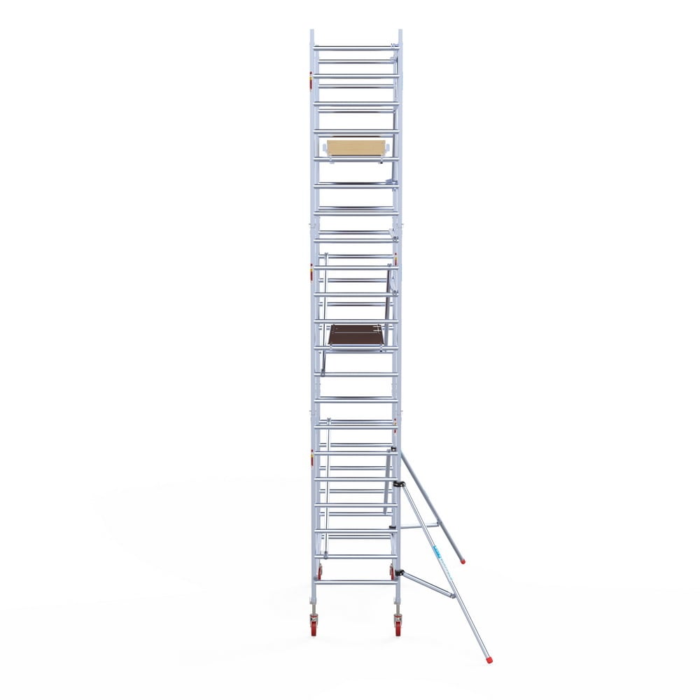Rolsteiger Basic 90x190 7,2m werkhoogte carbon vloer tegen de gevel