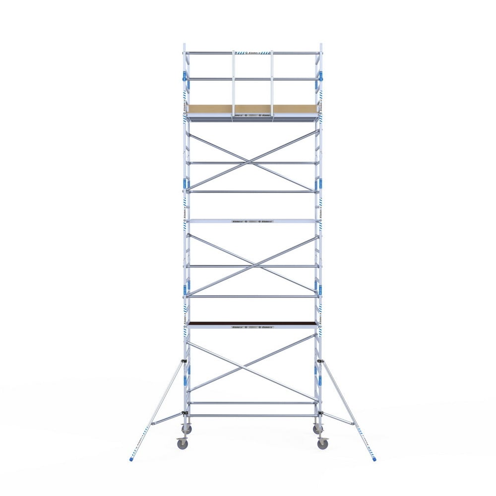 Rolsteiger Alumexx Light 135x250 8,2m werkhoogte tegen de gevel