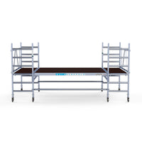 Stukadoors werkplatform 190x400x3m werkhoogte