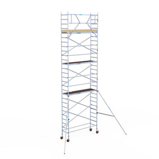 Rolsteiger Basic 75x250 9,2m werkhoogte tegen de gevel