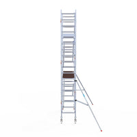 Rolsteiger Original  75x250 6,2m werkhoogte carbon vloer tegen de gevel