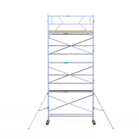Rolsteiger Basic 75x305 8,2m werkhoogte tegen de gevel