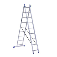 Alumexx tweedelige Reformladder 2x9 sporten