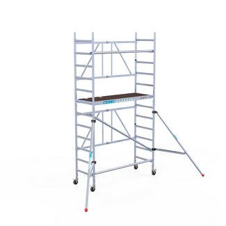 Combi kamersteiger werkhoogte 4.7m incl stab