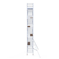 Steigeraanhanger afsluitbaar 305 + Rolsteiger Standaard 135x305 12,2m werkhoogte