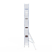 Rolsteiger Original  90x190 10,2m werkhoogte carbon vloer tegen de gevel