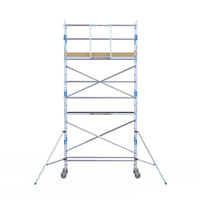 Rolsteiger Alumexx Light 75x250 6,2m werkhoogte tegen de gevel
