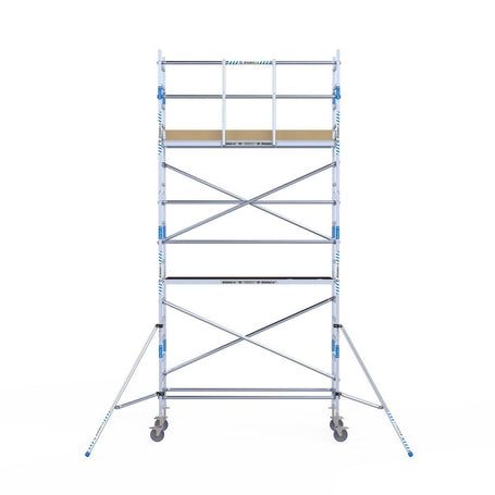 Rolsteiger Alumexx Light 75x250 6,2m werkhoogte tegen de gevel