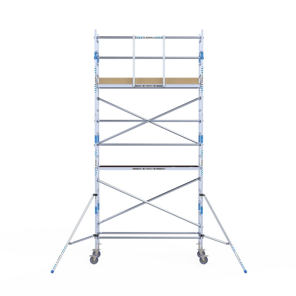 Rolsteiger Alumexx Light 75x250 6,2m werkhoogte tegen de gevel