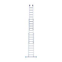Eurostairs Reform ladder driedelig recht 3x8 sporten