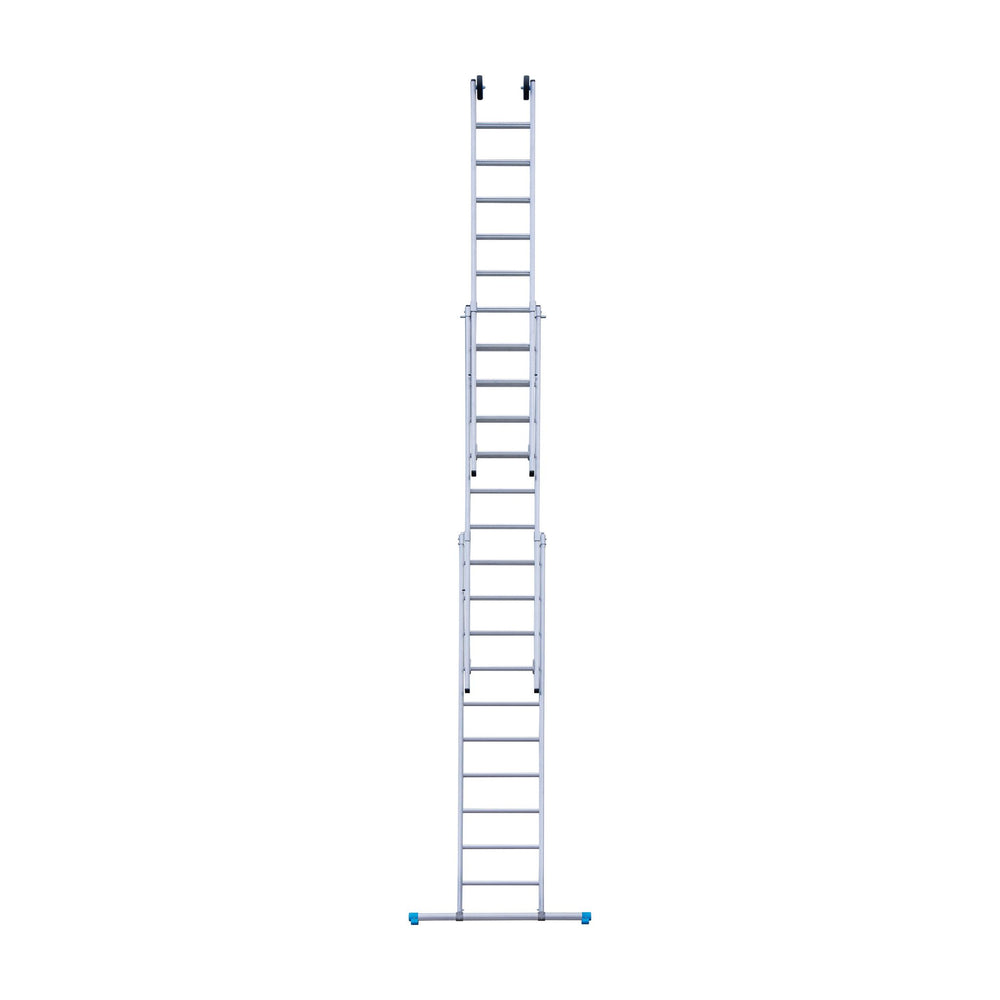 Eurostairs Reform ladder driedelig recht 3x8 sporten