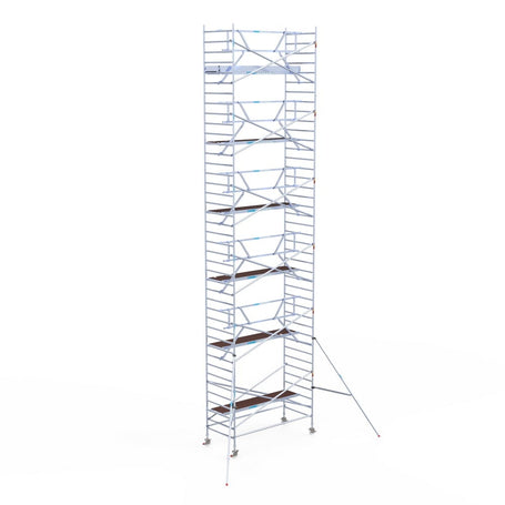 Rolsteiger Professional 135x305 13,2m werkhoogte tegen de gevel