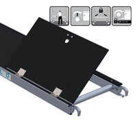 Platform met luik 250 cm Carbondeck (lichtgewicht)
