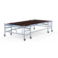 Stukadoors werkplatform laag 190x400 3m werkhoogte