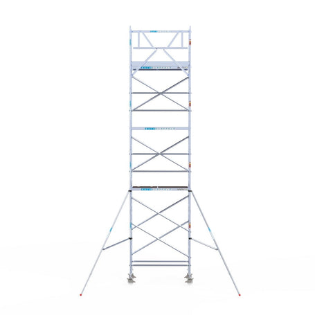 Rolsteiger Original  75x190 9,2m werkhoogte carbon vloer tegen de gevel