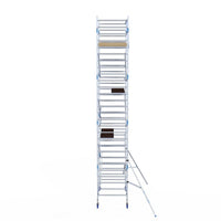 Rolsteiger Alumexx Light 135x250 9,2m werkhoogte tegen de gevel