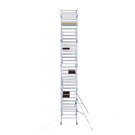 Steigeraanhanger Afsluitbaar 250 + Rolsteiger Alumexx Light 135x250 10,2m werkhoogte